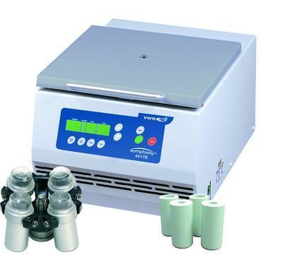 VWR® symphony™ 4417 Non-Refrigerated and 4417R Refrigerated Universal Centrifuges, 120V