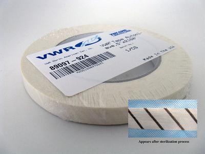 VWR® Black Stripe Autoclave Tape