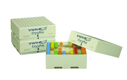 VWR® CryoPro® Fiberboard Storage Boxes and Dividers