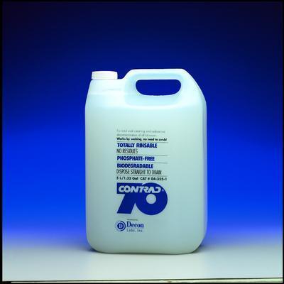 Contrad 70, liquid detergent, Decon Labs