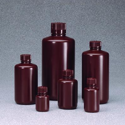 Nalgene® High-Density Polyethelene, Amber Narrow-Mouth Bottles, Bulk Pack, Thermo Scientific