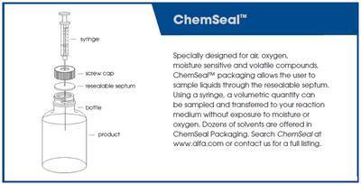 Borane-dimethyl sulfide complex, packaged under Argon in resealable ChemSeal– bottles