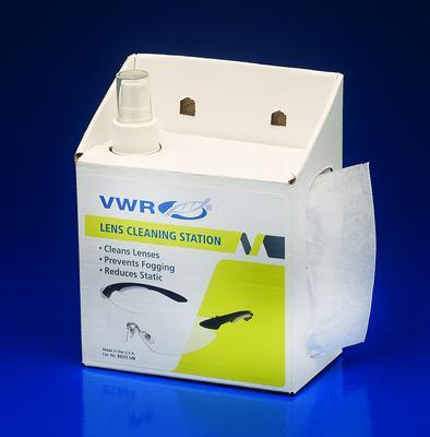 VWR® Lens Cleaning Wipes and Lens Cleaning Station