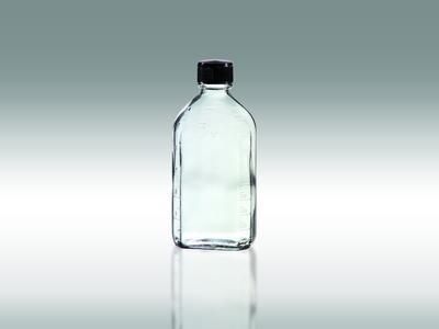 Graduated Oval Bottles with Cap, Clear, Qorpak®