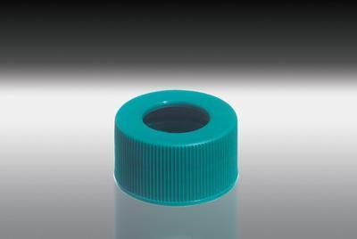 Green Polypropylene Hole Caps, Unlined, Qorpak®