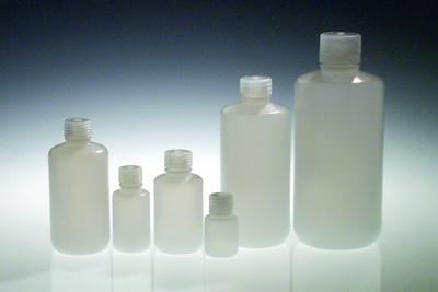 Lab Style Bottles, High-Density Polyethylene, Narrow Mouth, Qorpak®