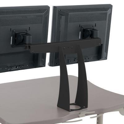 FLAT PANEL MOUNT DUAL BK