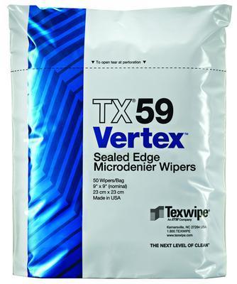 Vertex™ Microdenier Cleanroom Wipers, ITW Texwipe