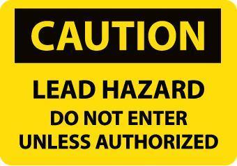 NMC Lead and Asbestos Hazard Signs