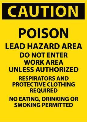 NMC Lead and Asbestos Hazard Signs