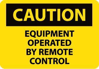 NMC Equipment and Moving Hazard Signs