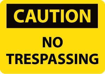 NMC Trespassing and Property Signs