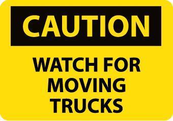 NMC Equipment and Moving Hazard Signs