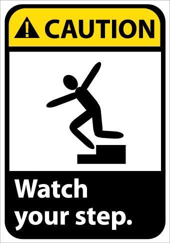 NMC Slips, Trips, and Falls Signs