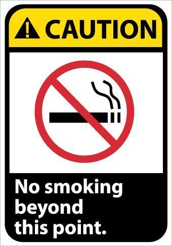 NMC No Smoking Signs