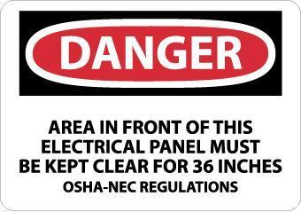 Industrial Danger Series and Chemical Danger Series Signs and Labels, National Marker