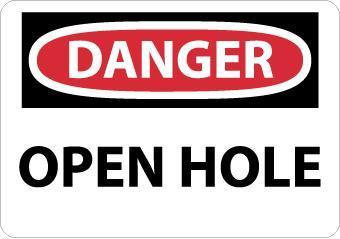 NMC Open Pit/Open Hole Signs