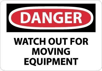 NMC Equipment and Moving Hazard Signs