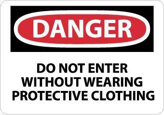 NMC Personal Protection (PPE), OSHA Danger Signs