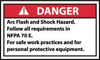 NMC Arc Flash Labels