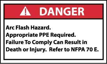 NMC Arc Flash Labels