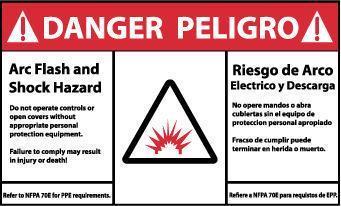 NMC Arc Flash Labels