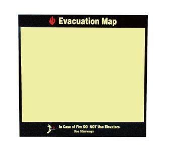 NMC Evacuation Map Holder