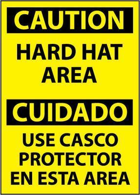 NMC Spanish and Bilingual Personal Protection (PPE) OSHA Caution Signs