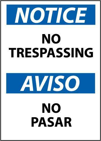 NMC Trespassing and Property Signs