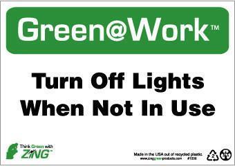 Green At Work™ Signs, NMC