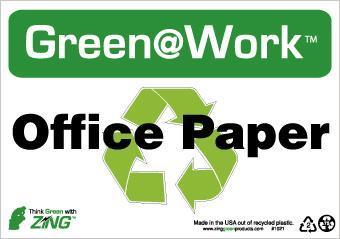 Green At Work™ Signs, NMC