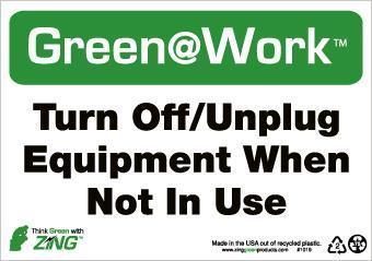 Green At Work™ Signs, NMC