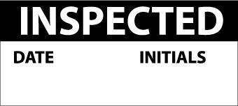 NMC Write-On Inspection Labels