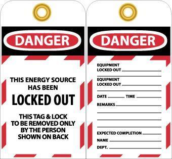 NMC Lockout Tags