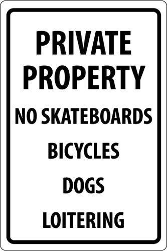 NMC Trespassing and Property Signs