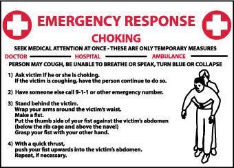 NMC First Aid and Spill Response Signs