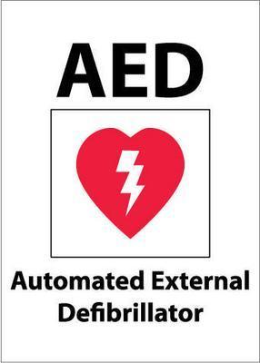 NMC AED Sign