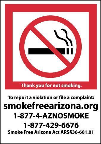 NMC No Smoking Signs