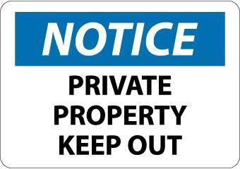 NMC Trespassing and Property Signs