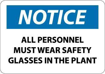 NMC Personal Protection (PPE) OSHA Notice Signs