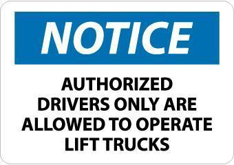 NMC Crane and Forklift Signs