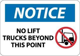 NMC Crane and Forklift Signs