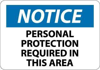 NMC Personal Protection (PPE) OSHA Notice Signs