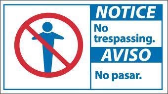 NMC Trespassing and Property Signs