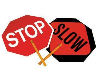 Stop/Slow Paddles, NMC