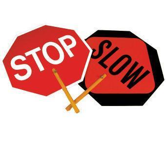 Stop/Slow Paddles, NMC