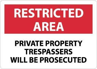 NMC Trespassing and Property Signs