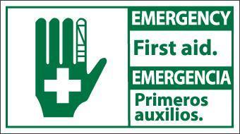 NMC First Aid and Spill Response Signs