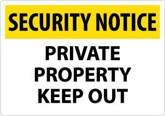 NMC Trespassing and Property Signs