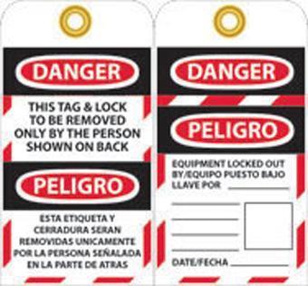 NMC Bilingual Lockout Tags